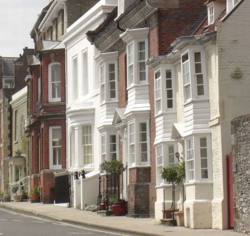 Maltravers Street in the centre of Arundel, West Sussex