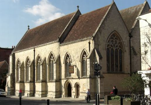 St Peter's Church in West Street, Chichester, West Sussex - opposite the Cathedral