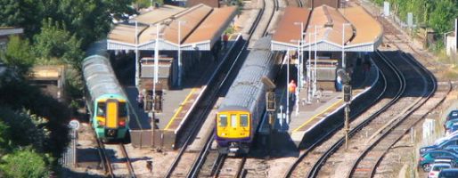 picture of the Railway Station at Haywards Heath in West Sussex.