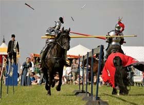 Picture of the medieval antics at the Hurst Festival