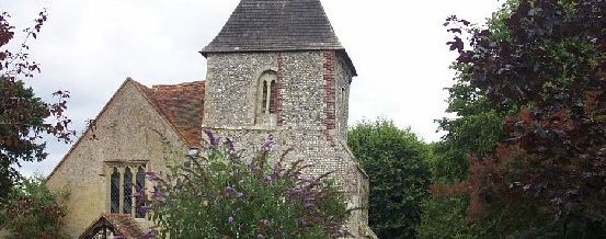 This picture copyright © Geoff Pick under Creative Commons Attribution-Share Alike 2.0 Generic License picture of St Mary's Church, Yapton, Sussex