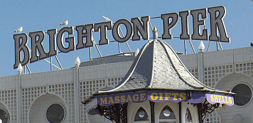 The history of Brighton is part of the histpry of the British seaside holiday Picture of Brighton Pier