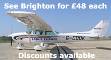 Air trips over Sussex from Brighton