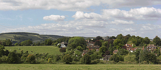 Burpham village Picture of Burpham from the south east