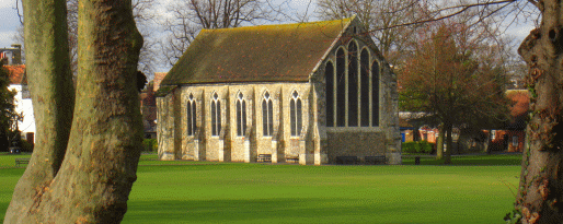 The Chichester Guildhall and Priory Park in Chichester Picture of the Guildhall in Chichester