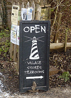 Clapham Village Stores and Tea Room entrance