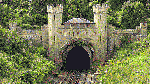 the entrance to Clayton Tunnel in West Sussex Clayton Railway Tunnel