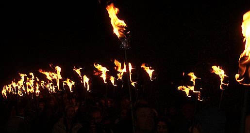 Picture of bonfire night west sussex