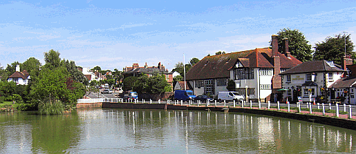 Picture of King Edward Hall and the White Lion in Lindfield in West Sussex.