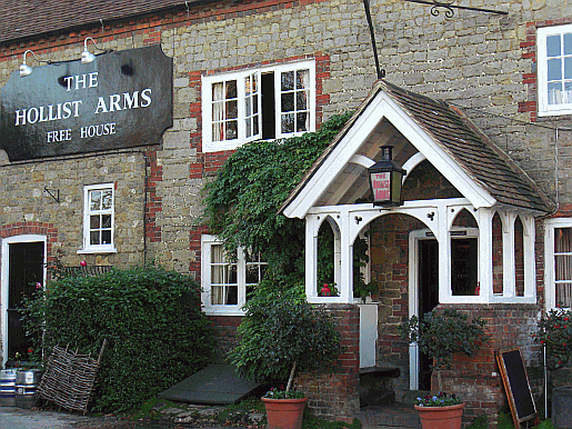 The Hollist Arms pub in Lodsworth Picture of Lodsworth village in West Sussex