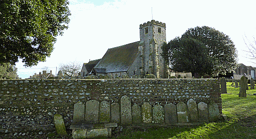 Picture of Lyminster churchyard
