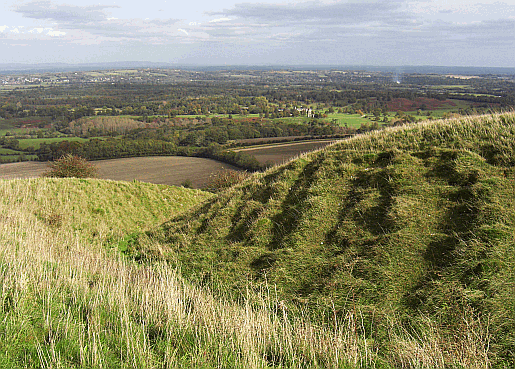 There are great views from Amberley Mount. Part of our guide to the South Downs Way Picture of the Rackham Banks