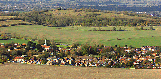 The beautiful setting of South Harting in West Sussex