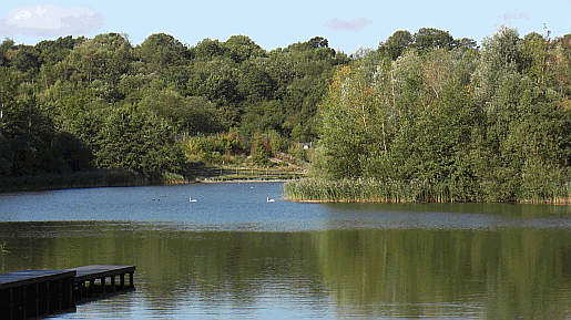 The lake at Southwater Country Park Southwater photograph