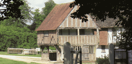 Historic buildings rescued at the Weald and Downland Museum at Singleton, West Sussex